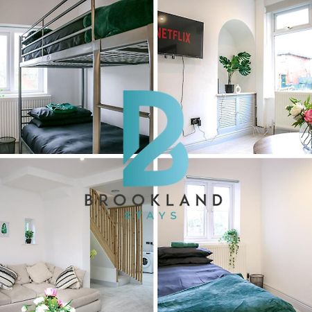 Chic 3Bed Flat In Manchester With Washer Wifi And Full Kitchen- Ideal For Contractors & Relocation By Brookland Stays 博尔顿 外观 照片